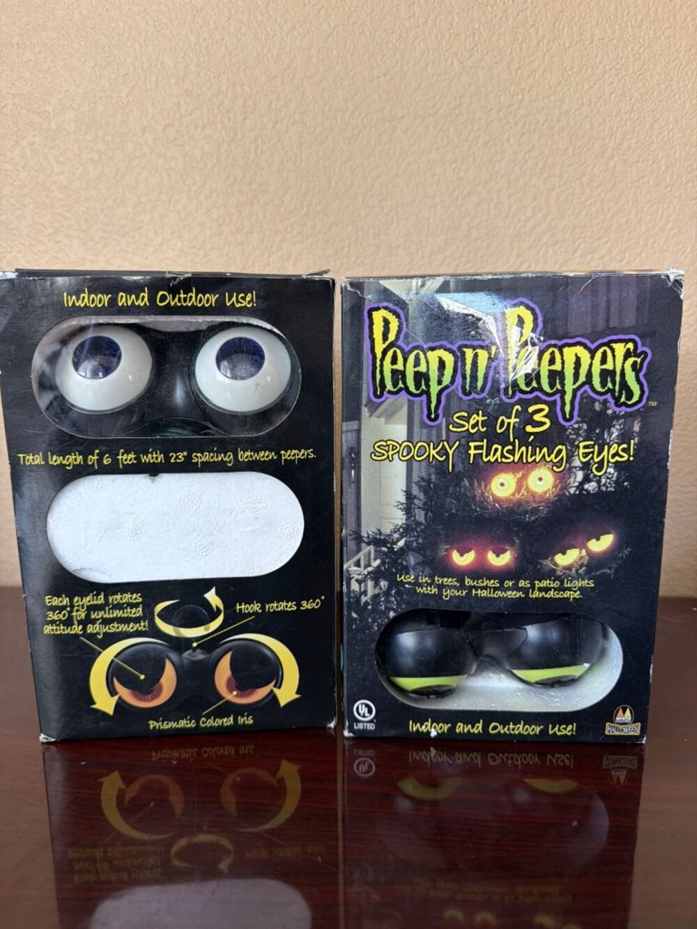 2009 Mystic Industries Peep n’ Peepers Halloween Flashing Eyes – 2 Sets - Picture 8 of 16
